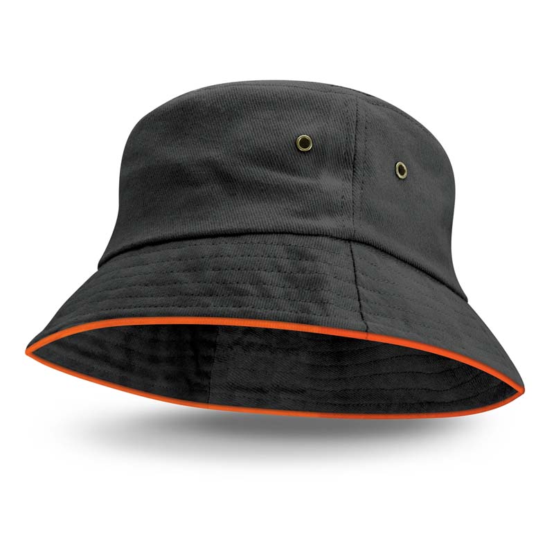 Bondi Bucket Hat - Coloured Sandwich Trim image6